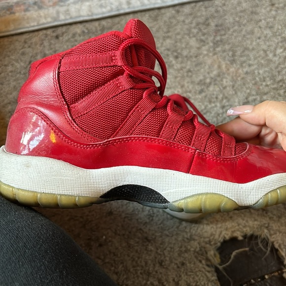 Red air Jordan 11s - Picture 5 of 13